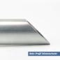 Mobile Preview: Rohr Profil aus Aluminium 80x2mm Winkelschnitt