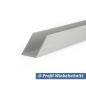Mobile Preview: Aluminium U Profil eloxiert - Winkelschnitt