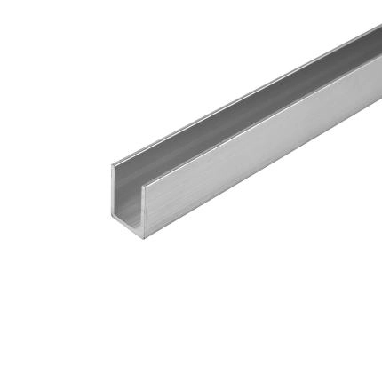 Preview: aluminium u profil 20x15x1-5 mm