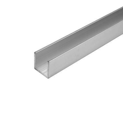 Preview: U-Profil aus Aluminium 20x20x20x2 mm