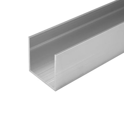 Preview: U-Profil aus Aluminium 40x40x40x2 mm