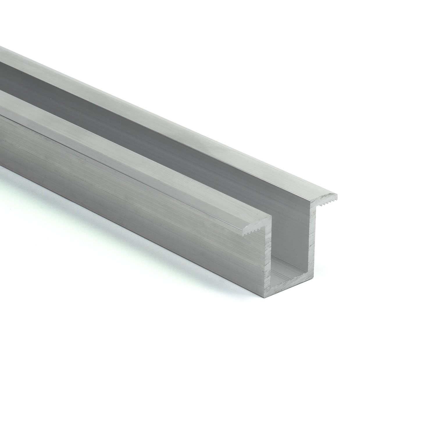 PV Mittelklemme als Schiene 24mm Silber